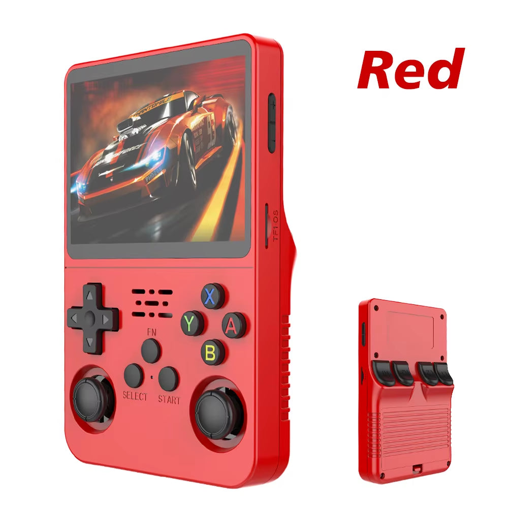 20000 Games R36S Retro Game Console 3.5-Inch Linux Open-Source System Portable Handheld Game Console with 64G for Children Gifts
