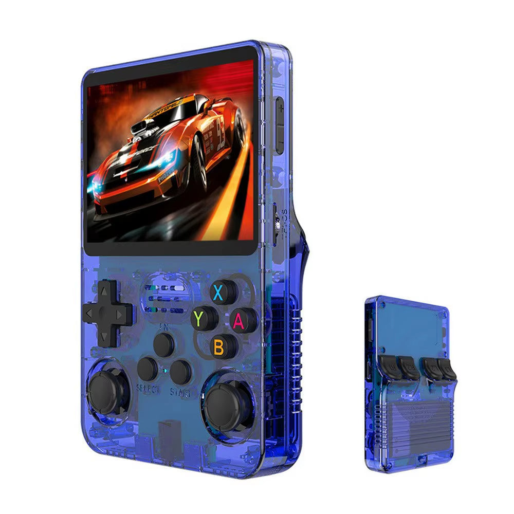 20000 Games R36S Retro Game Console 3.5-Inch Linux Open-Source System Portable Handheld Game Console with 64G for Children Gifts