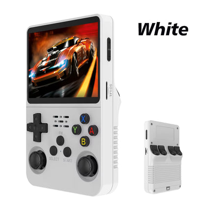20000 Games R36S Retro Game Console 3.5-Inch Linux Open-Source System Portable Handheld Game Console with 64G for Children Gifts