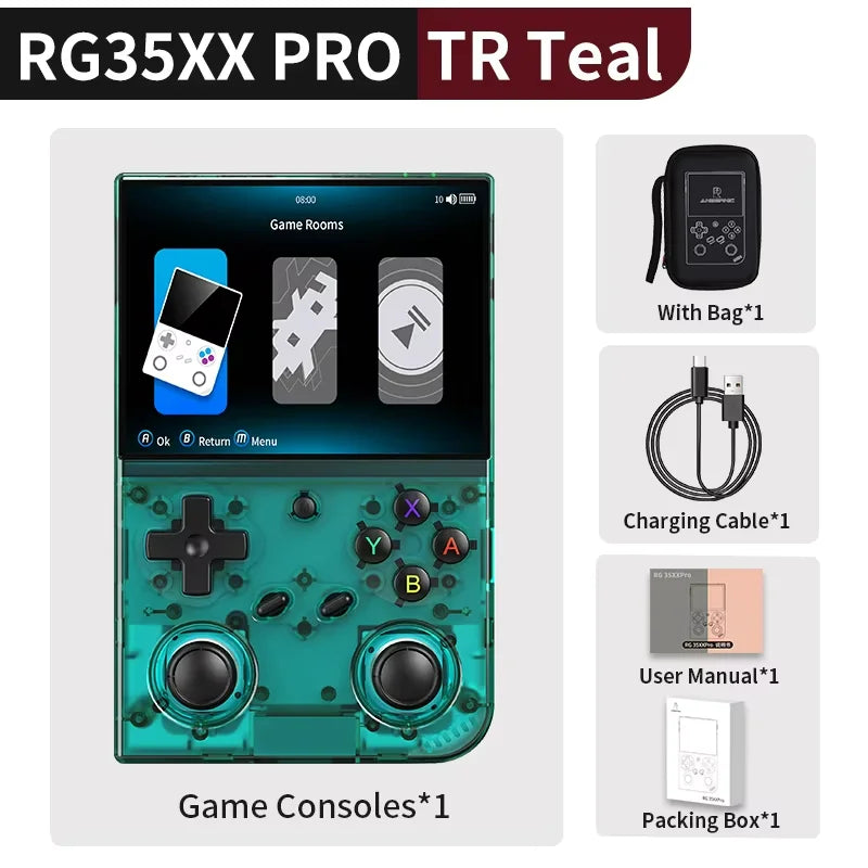 RG35XX PRO RG 35XXPRO Retro Handheld Game Console Retro Video Gaming Player Linux 64-Bit 3.5IPS Screen3200Mah 256G PSP
