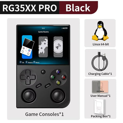 RG35XX PRO RG 35XXPRO Retro Handheld Game Console Retro Video Gaming Player Linux 64-Bit 3.5IPS Screen3200Mah 256G PSP