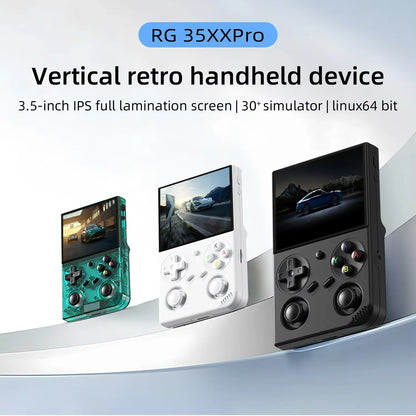 RG35XX PRO RG 35XXPRO Retro Handheld Game Console Retro Video Gaming Player Linux 64-Bit 3.5IPS Screen3200Mah 256G PSP
