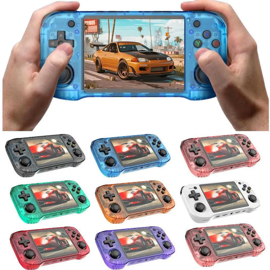 For R46H Retro Handheld Game Console Linux System 4.2Inch IPS Portable Pocket Player Retro Game Console Games Video Kids Gifts