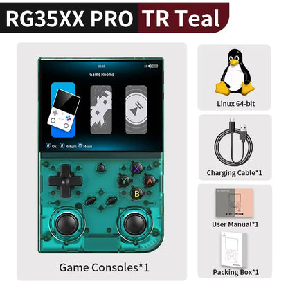 RG35XX PRO RG 35XXPRO Retro Handheld Game Console Retro Video Gaming Player Linux 64-Bit 3.5IPS Screen3200Mah 256G PSP