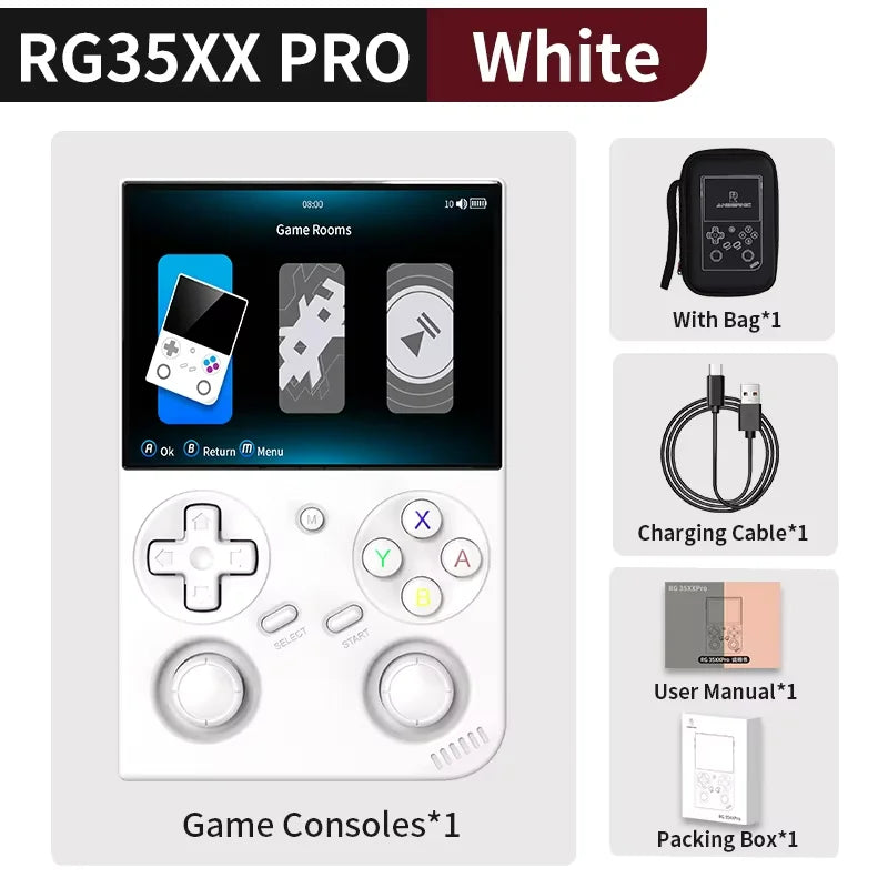 RG35XX PRO RG 35XXPRO Retro Handheld Game Console Retro Video Gaming Player Linux 64-Bit 3.5IPS Screen3200Mah 256G PSP