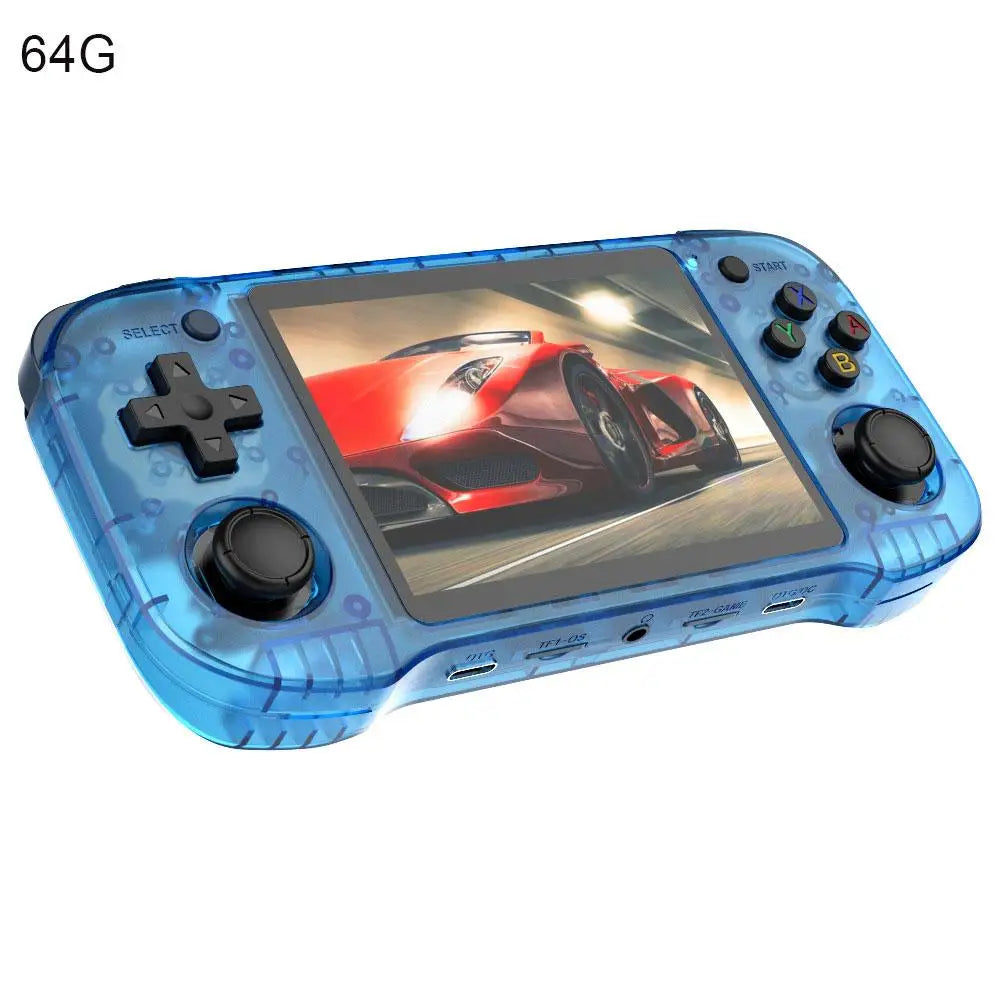 For R46H Retro Handheld Game Console Linux System 4.2Inch IPS Portable Pocket Player Retro Game Console Games Video Kids Gifts