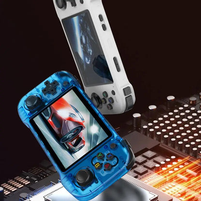 For R46H Retro Handheld Game Console Linux System 4.2Inch IPS Portable Pocket Player Retro Game Console Games Video Kids Gifts