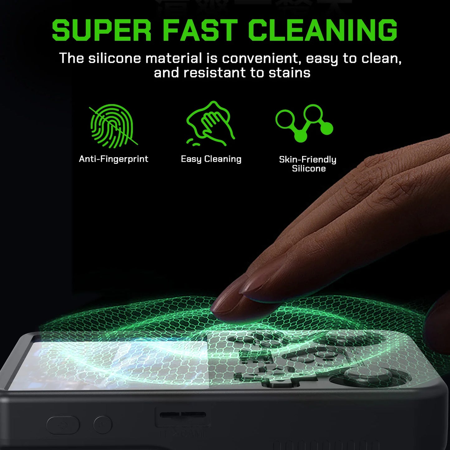 Soft Silicone Rubber Skin Cover for R36S Retro Handheld Game Console, Back Protective Case for R36S Protector Accessories