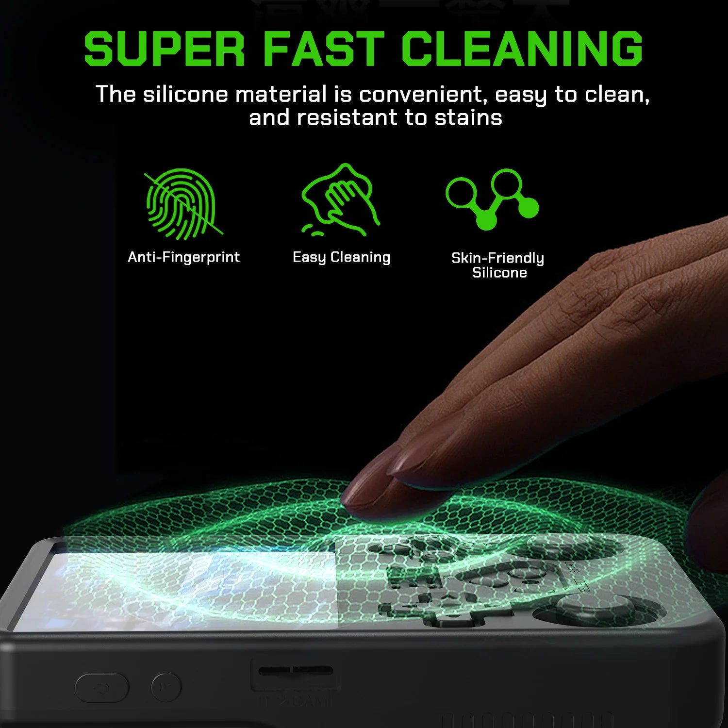 Soft Silicone Rubber Skin Cover for R36S Retro Handheld Game Console, Back Protective Case for R36S Protector Accessories