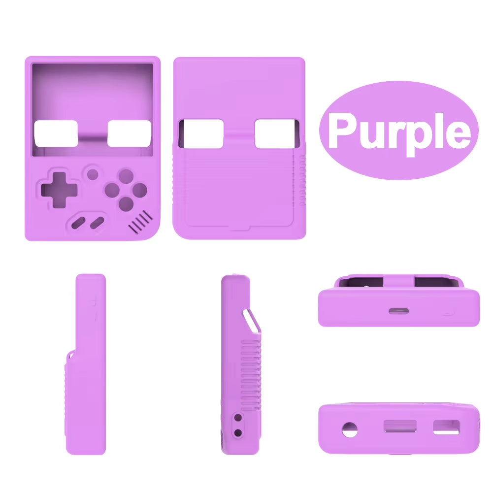 Silicone Protection Skin for MIYOO Soft Case Cover Sleeve Anti-Scratch Non-Slip with Lanyard for MIYOO MINI plus Game Console