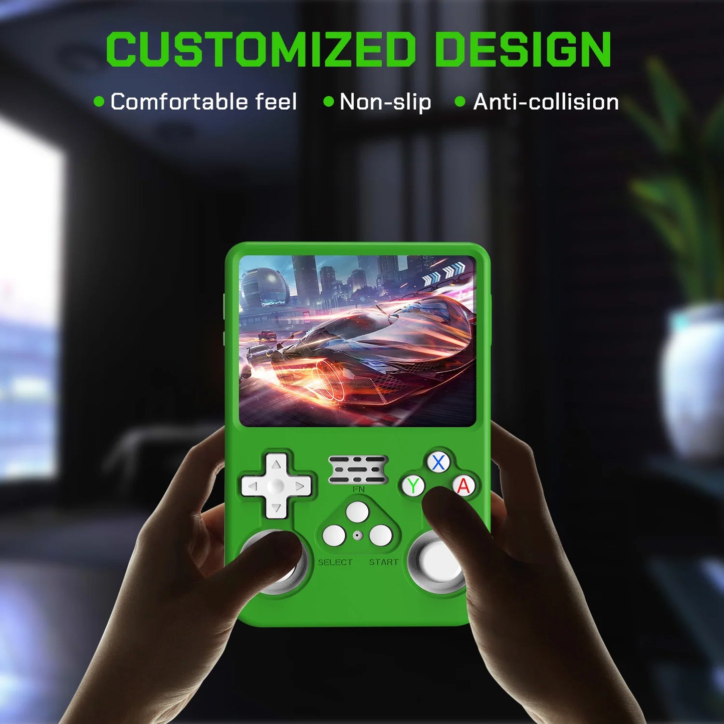 Soft Silicone Rubber Skin Cover for R36S Retro Handheld Game Console, Back Protective Case for R36S Protector Accessories